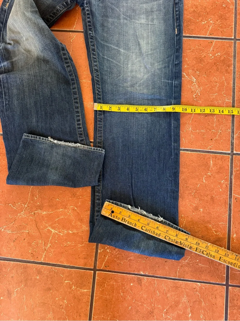 True Religion Ricky Bootcut Jeans Men’s Size 38 Made in USA Dark Wash Denim